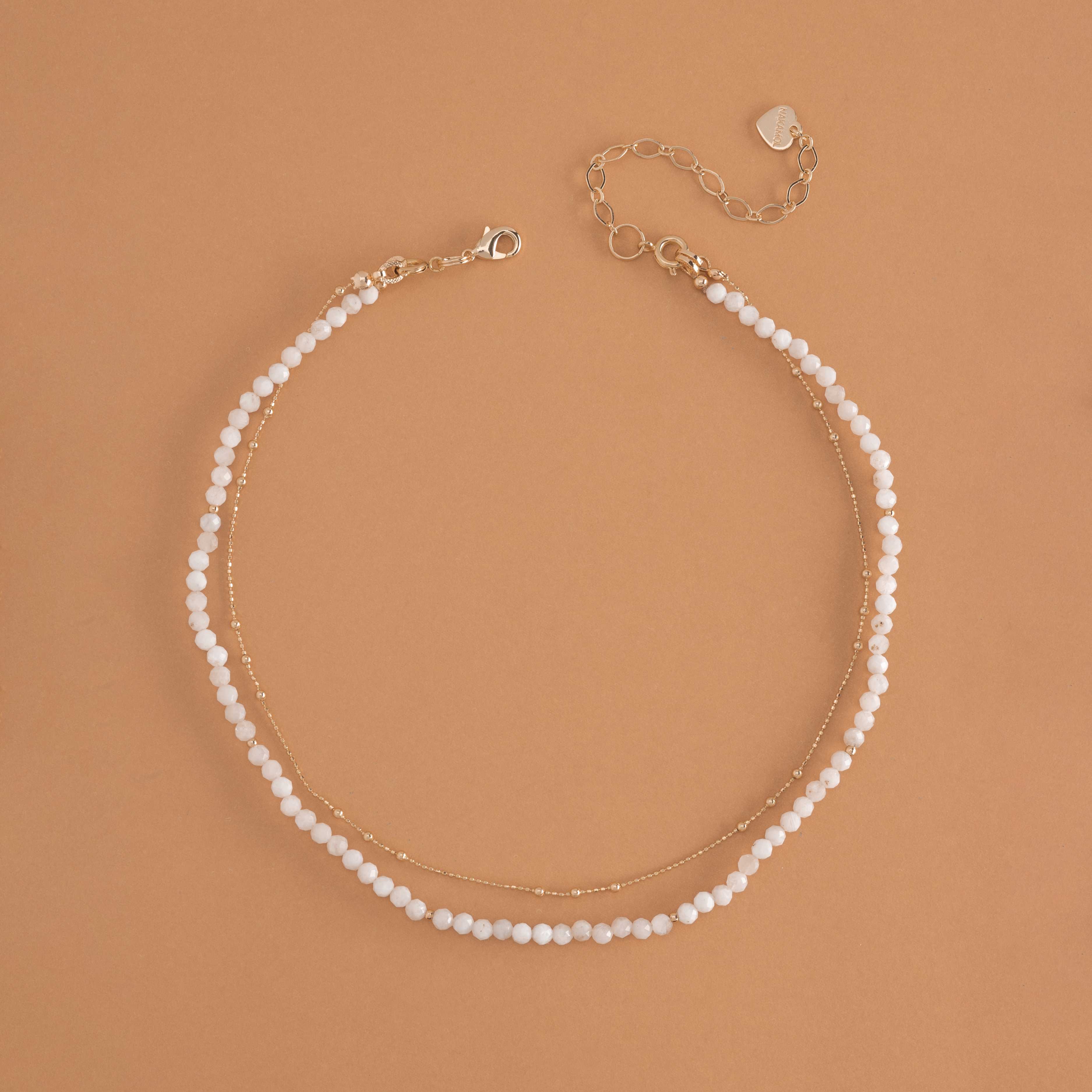 LUCKY CHARM NECKLACE MOONSTONE