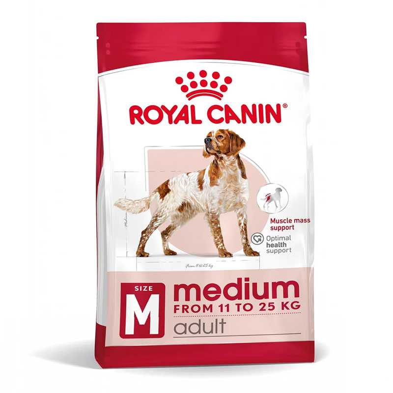 Royal canin Medium adult 15 Kg อาหารสุนัขโตพันธุ์ใหญ่