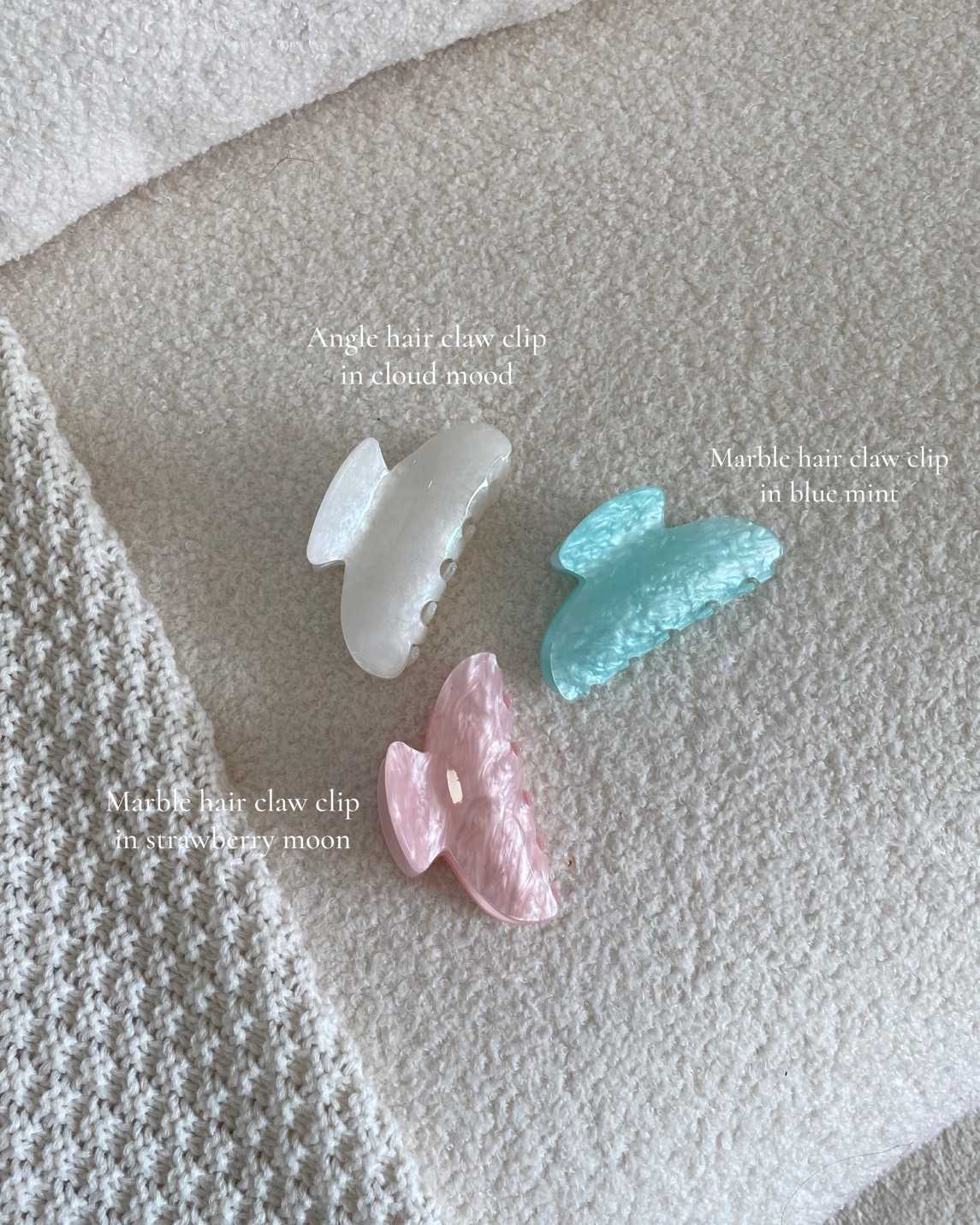 Hussa Angel Hair Claw Clip Collection (พร้อมส่ง)