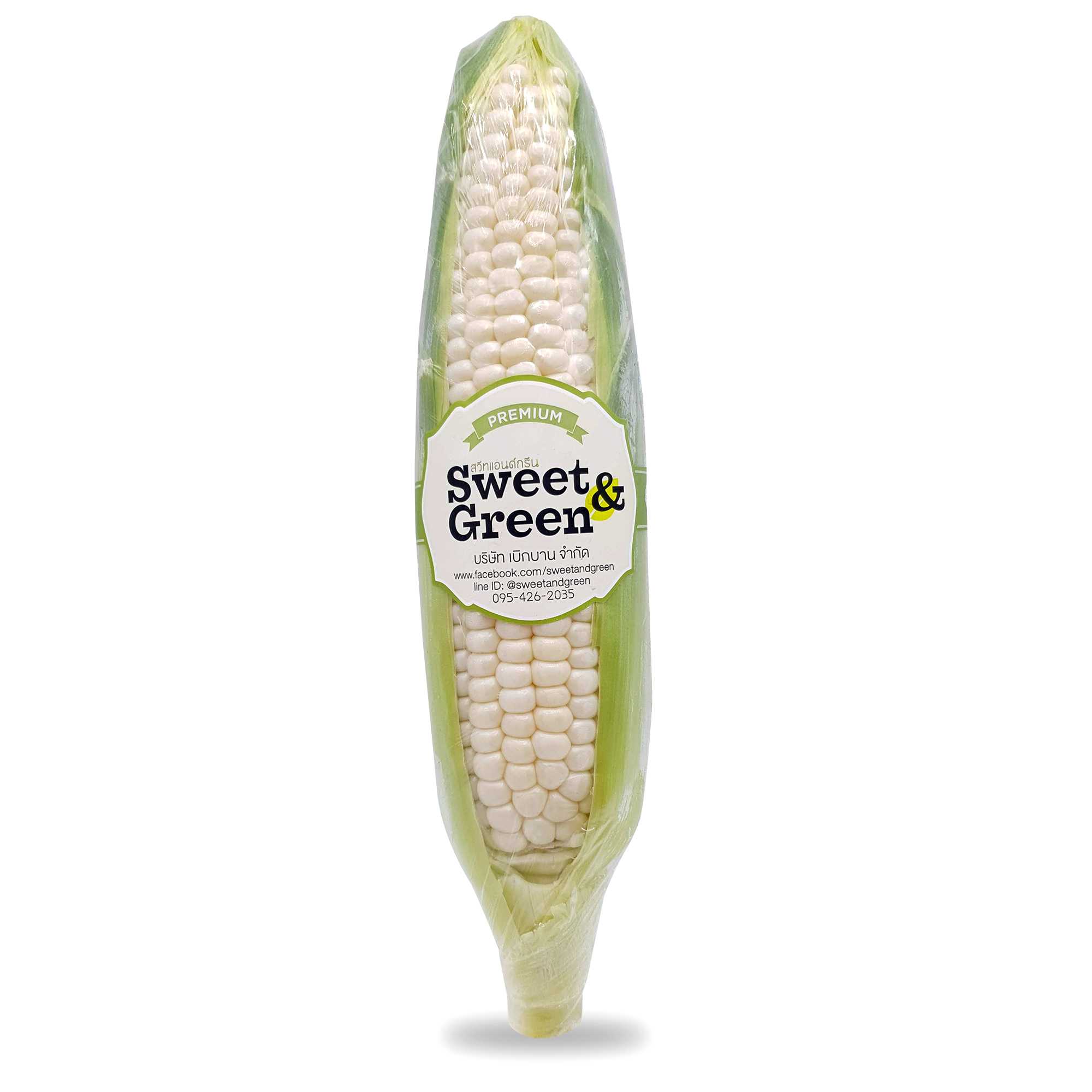 ข้าวโพดเพียวไวท์ ราคาเริ่มต้นที่ 70 บาท 330.-/กก  (Pure White Corn)