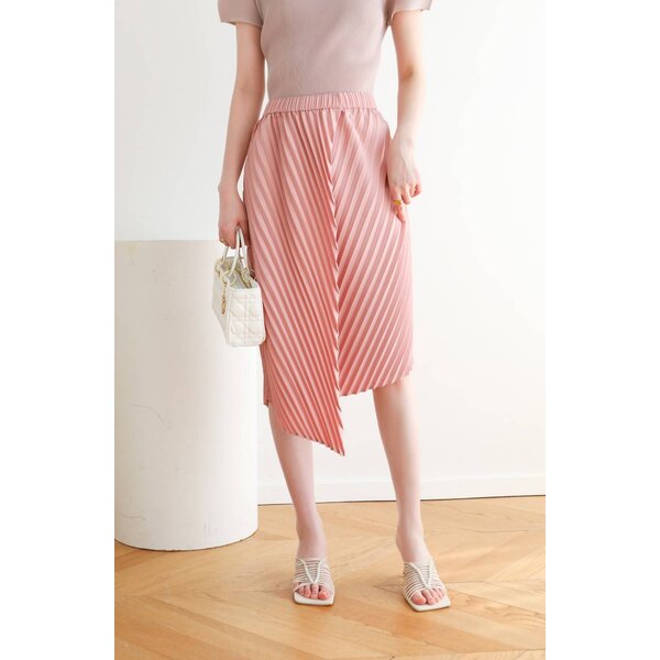 ปรับราคาลง!! 2MUAY รุ่น GJO3213 กระโปรงผู้หญิง กระโปรงพลีทคุณภาพ 5สี FREE SIZE ASYMMETRIC WRAP PL...