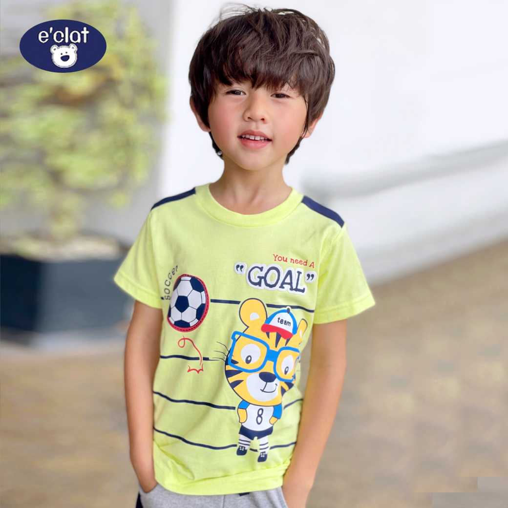 e'clat เสื้อผ้ายืดเด็กชาย  SKU-9005#ส่งฟรี