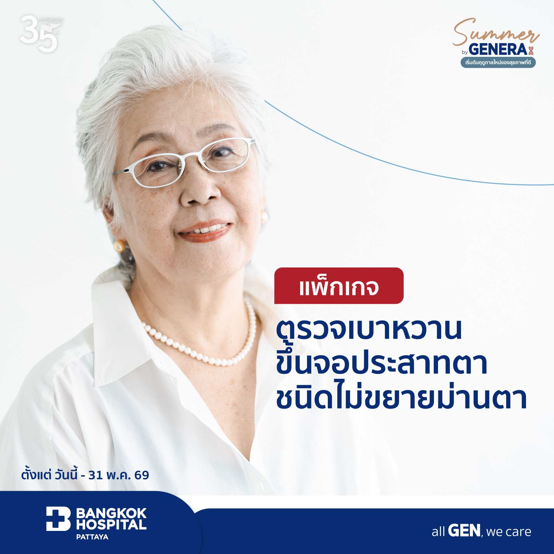 แพ็กเกจตรวจเบาหวานขึ้นจอประสาทตาชนิดไม่ขยายม่านตา