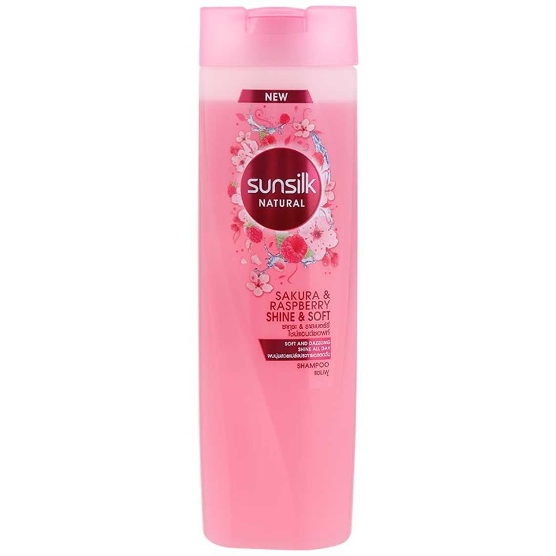 [Unilever] ซันซิล เนเชอรัล แชมพู ซากุระแอนด์ราสเบอร์รี่ ไซน์แอนด์ซอฟท์ ขนาด 380 มล.