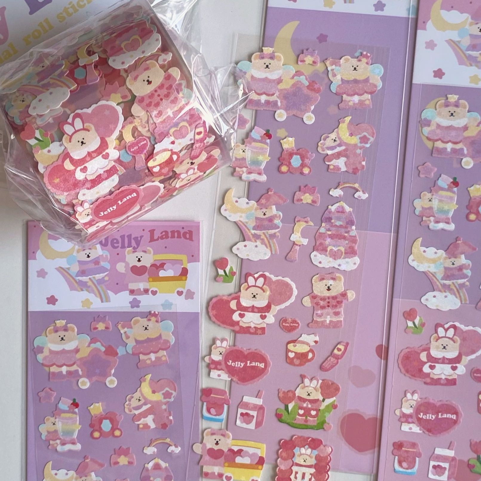 Jellyland sticker roll