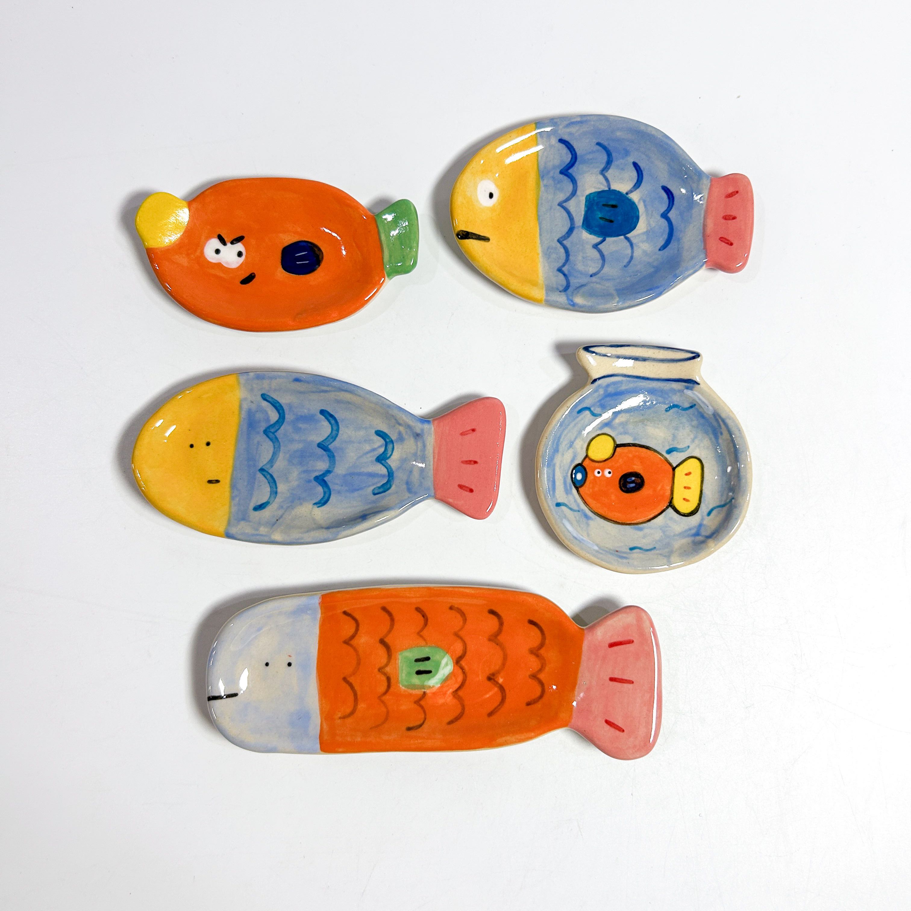 Fishes plate 🐠🐟🩷🧡