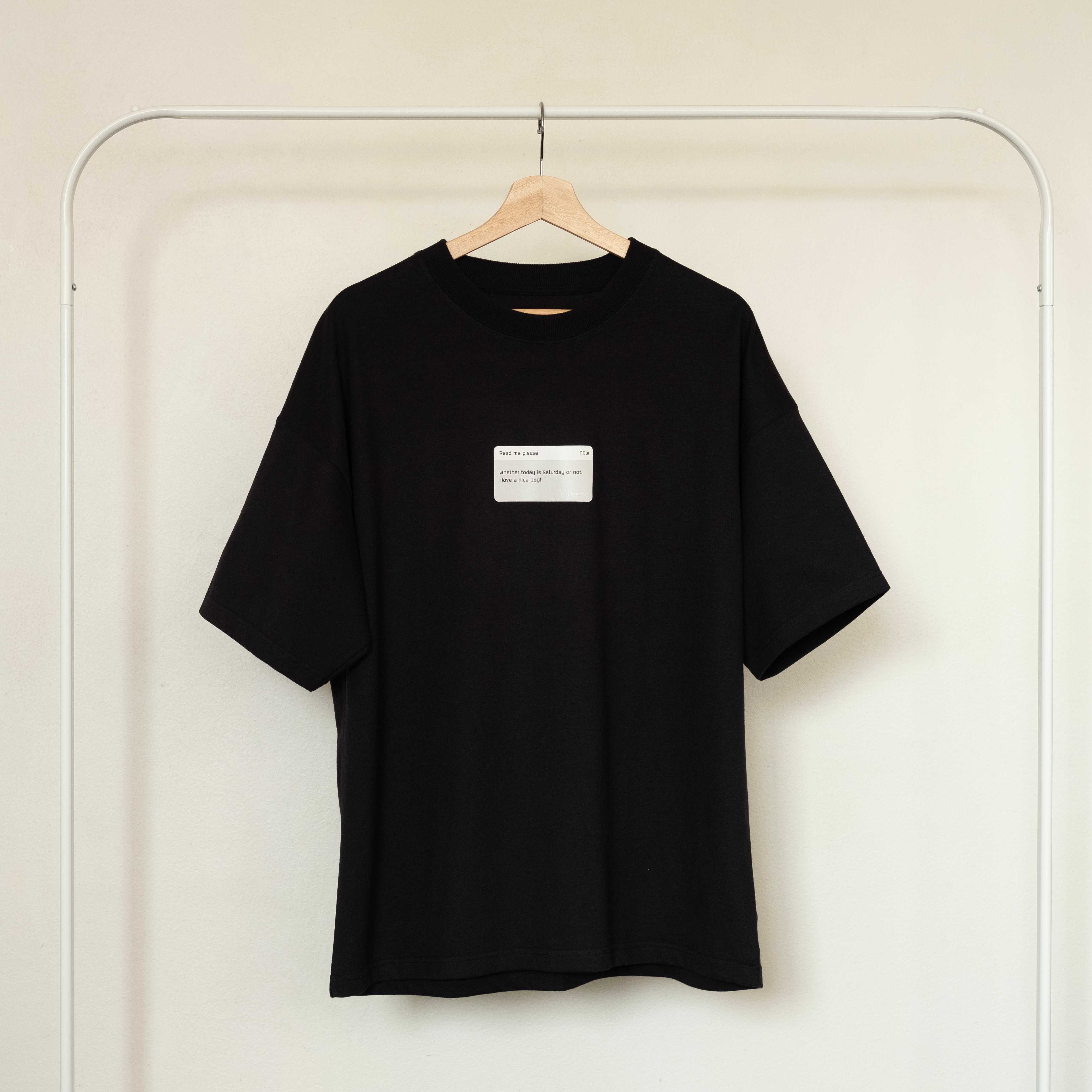 GURETO t-shirt : Read me please! (Black)