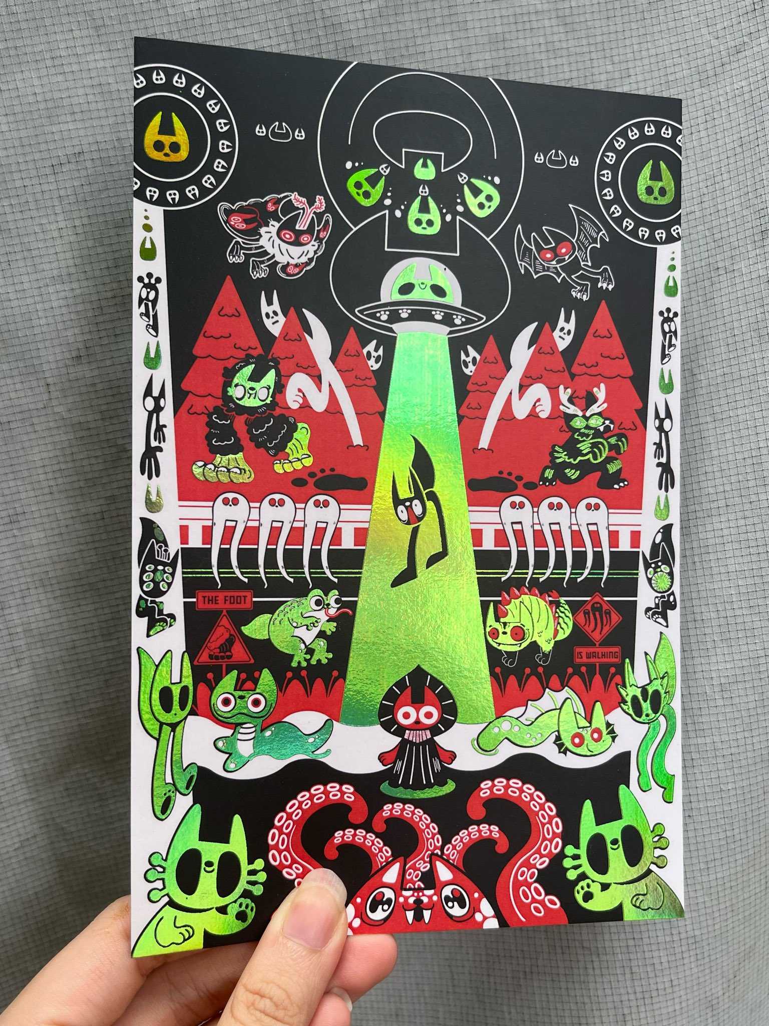 Cryptid postcard