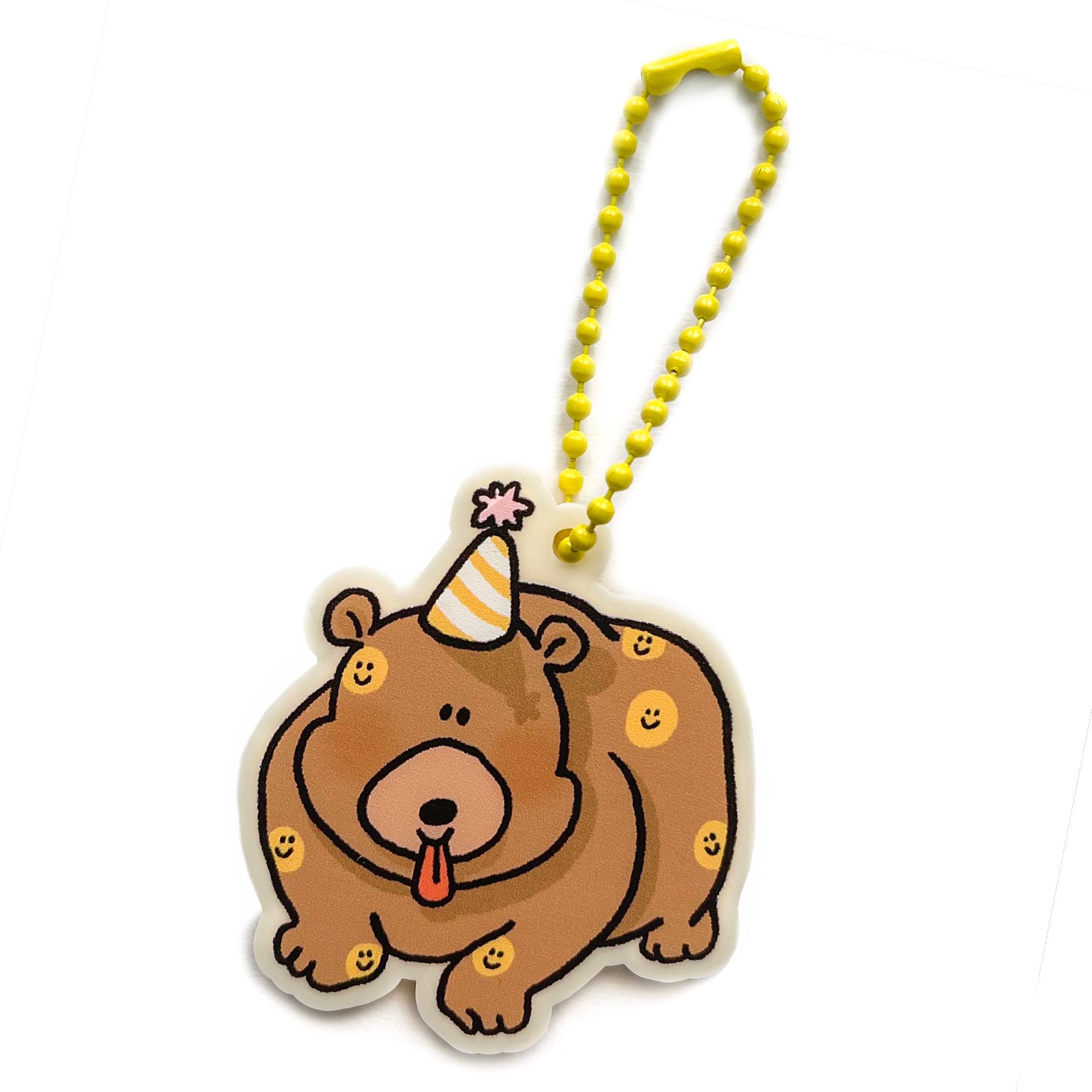keyring1 - smiley bear