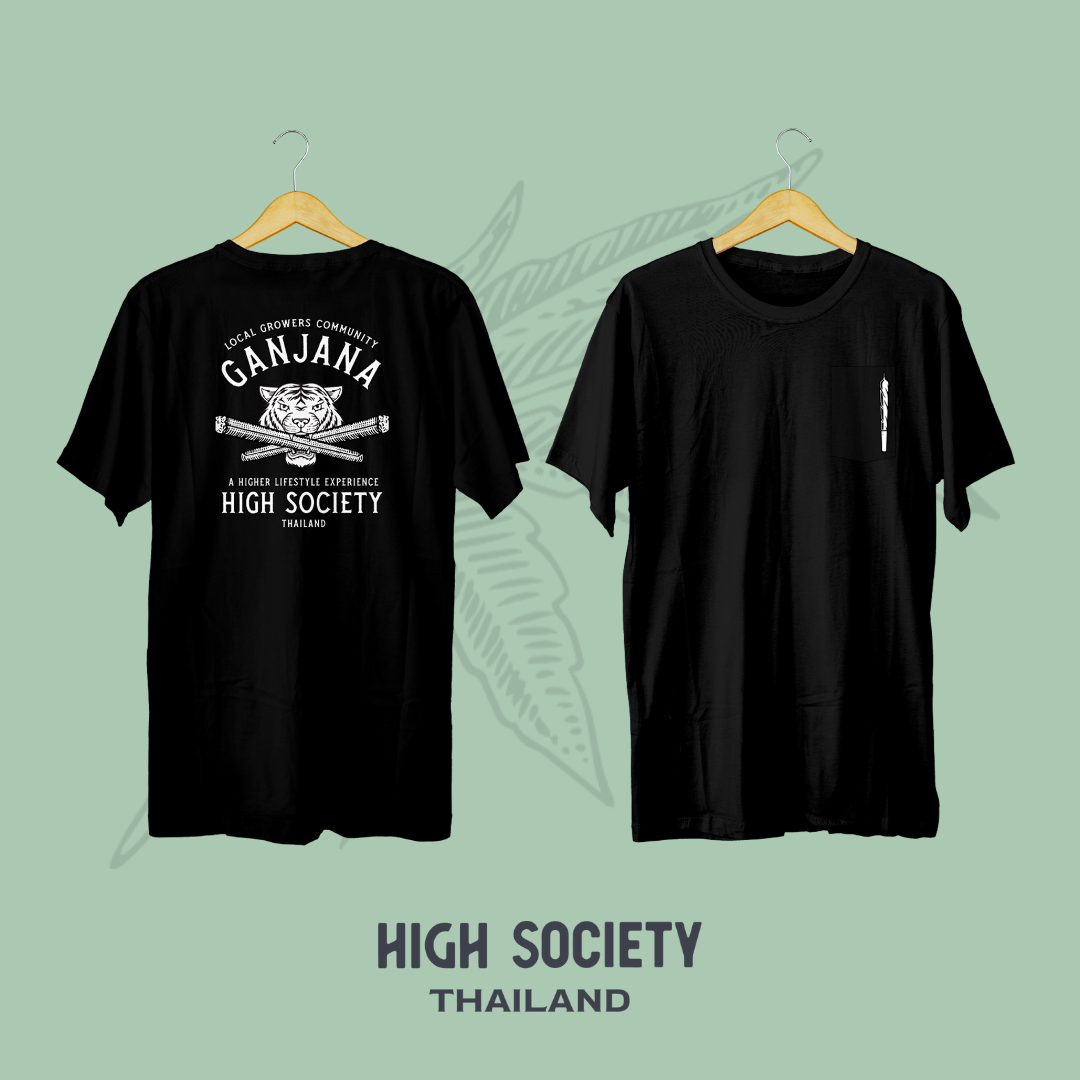 Ganjana X High Society Collab Limited Edition Tshirt