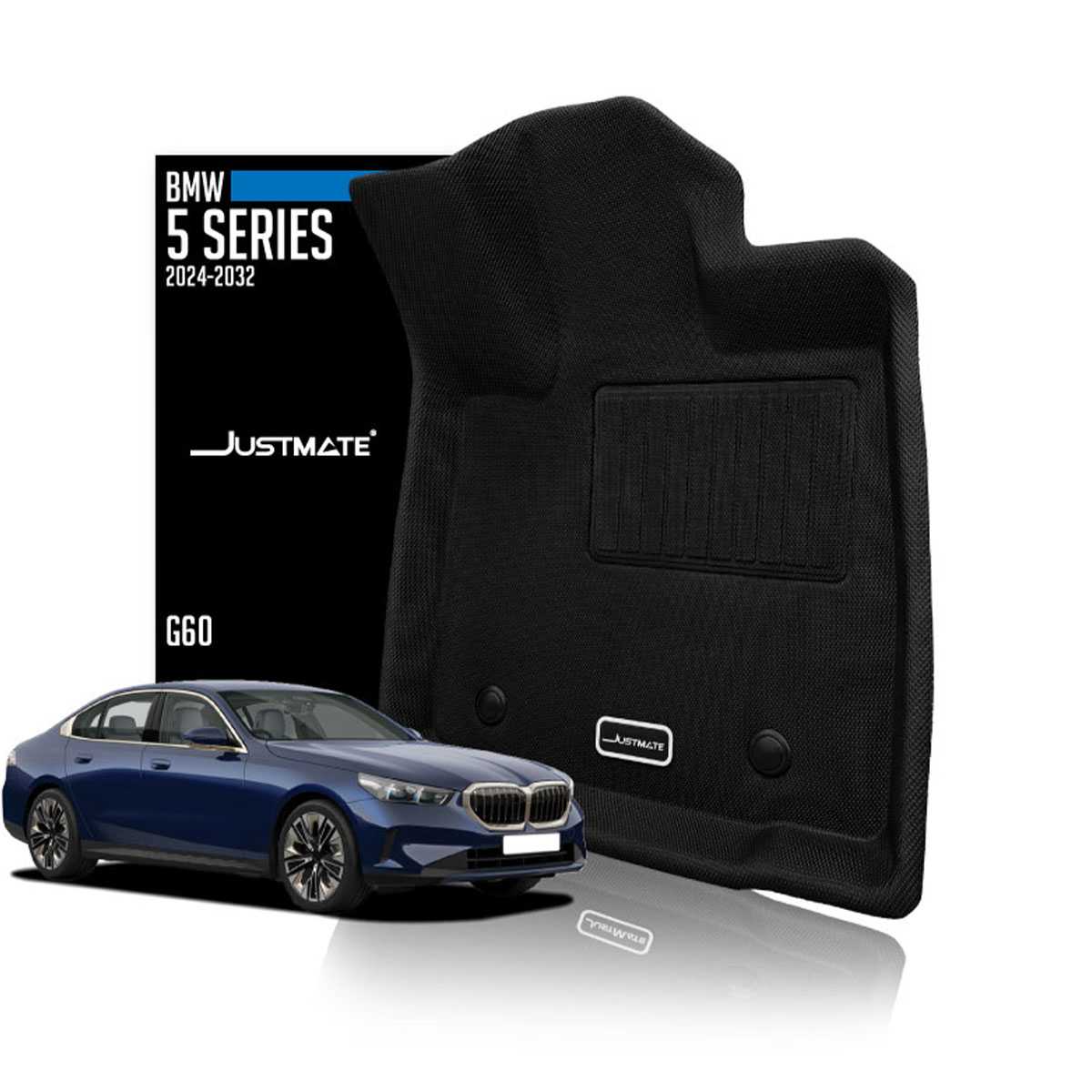 [JUSTMATE] BMW พรมปูพื้นรถยนต์ 5 SERIES G60 2024 - 2032