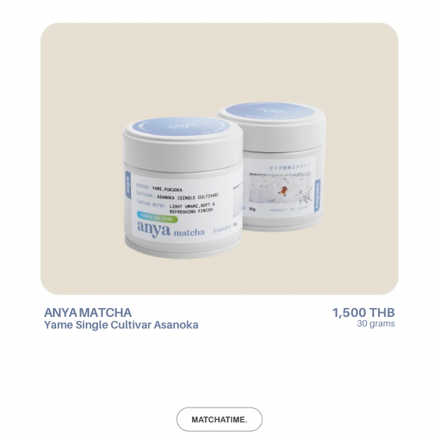 Anya Matcha - Yame Single Cultivar Asanoka 30g