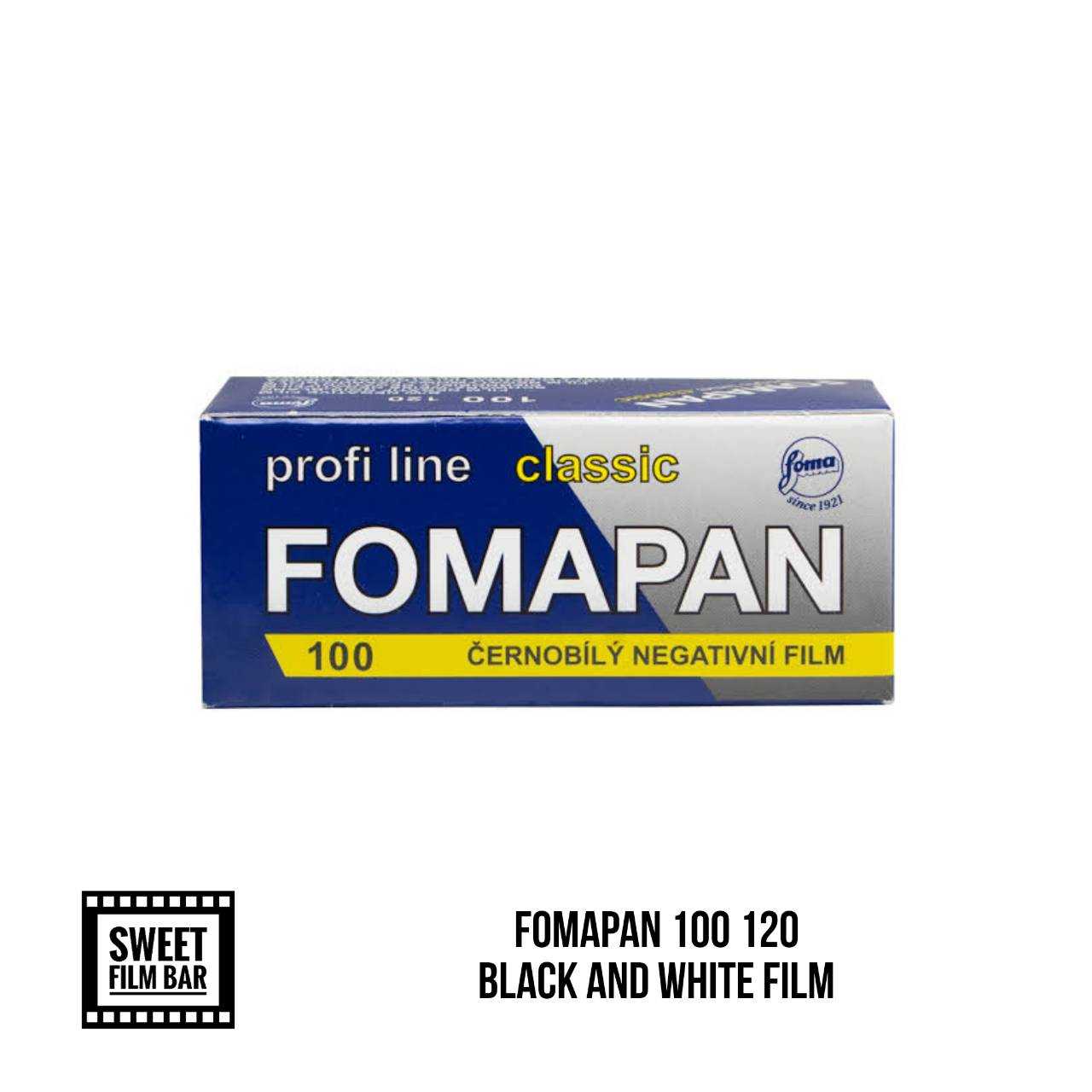 [120bw] Fomapan 100 120 Black and White Film