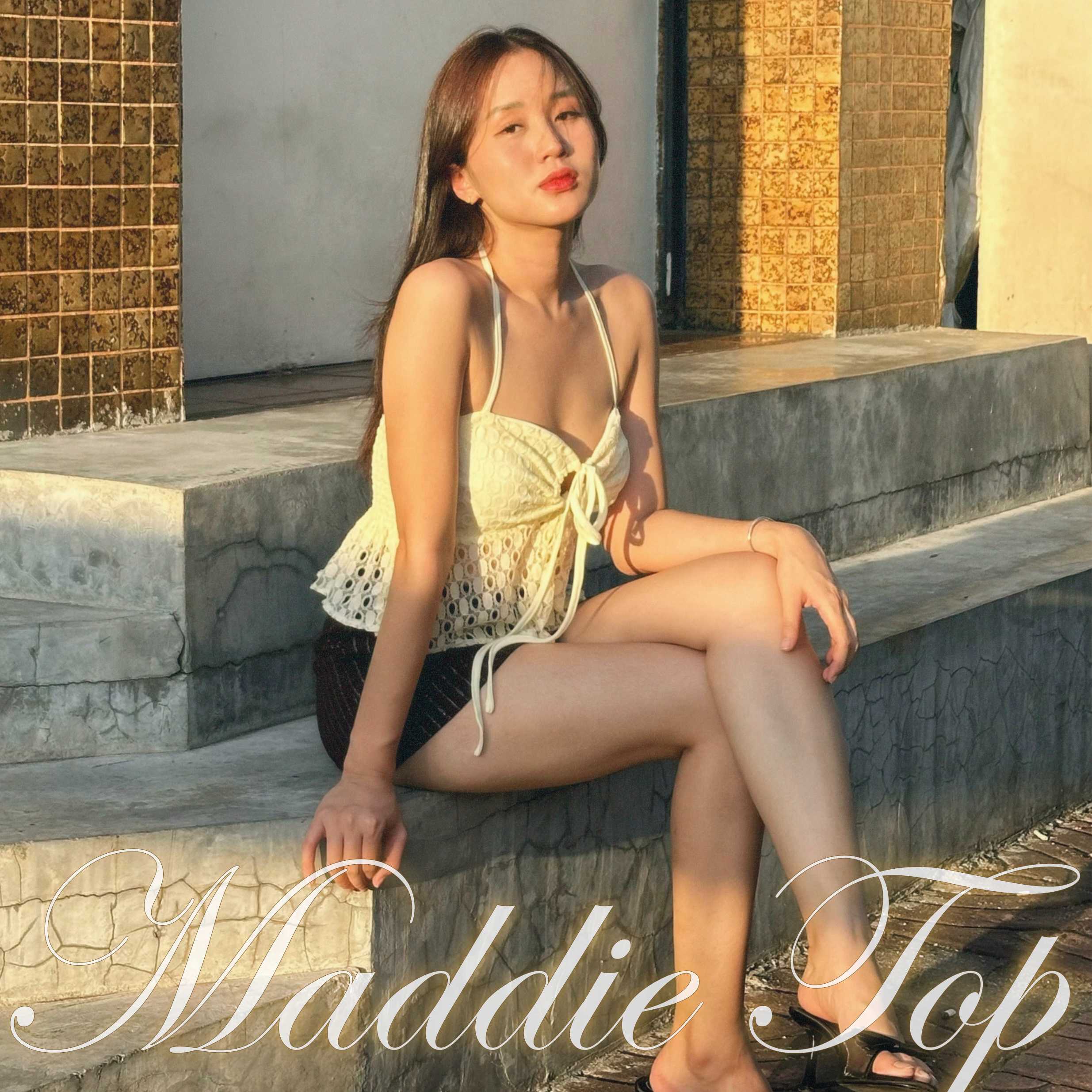 Maddie Top (Butter Mesh)