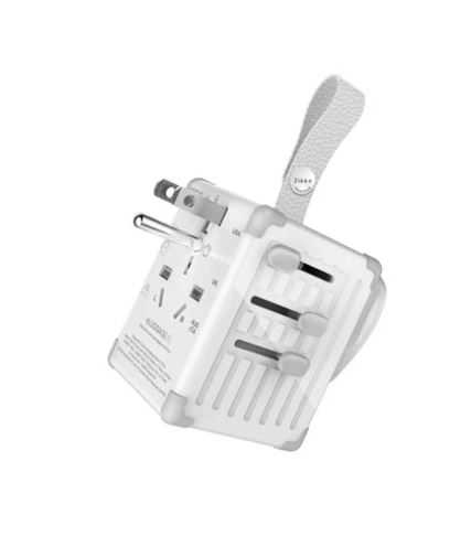 ZIKKO WORLDWIDE TRAVEL SMART ADAPTOR USB 57W (WHITE)