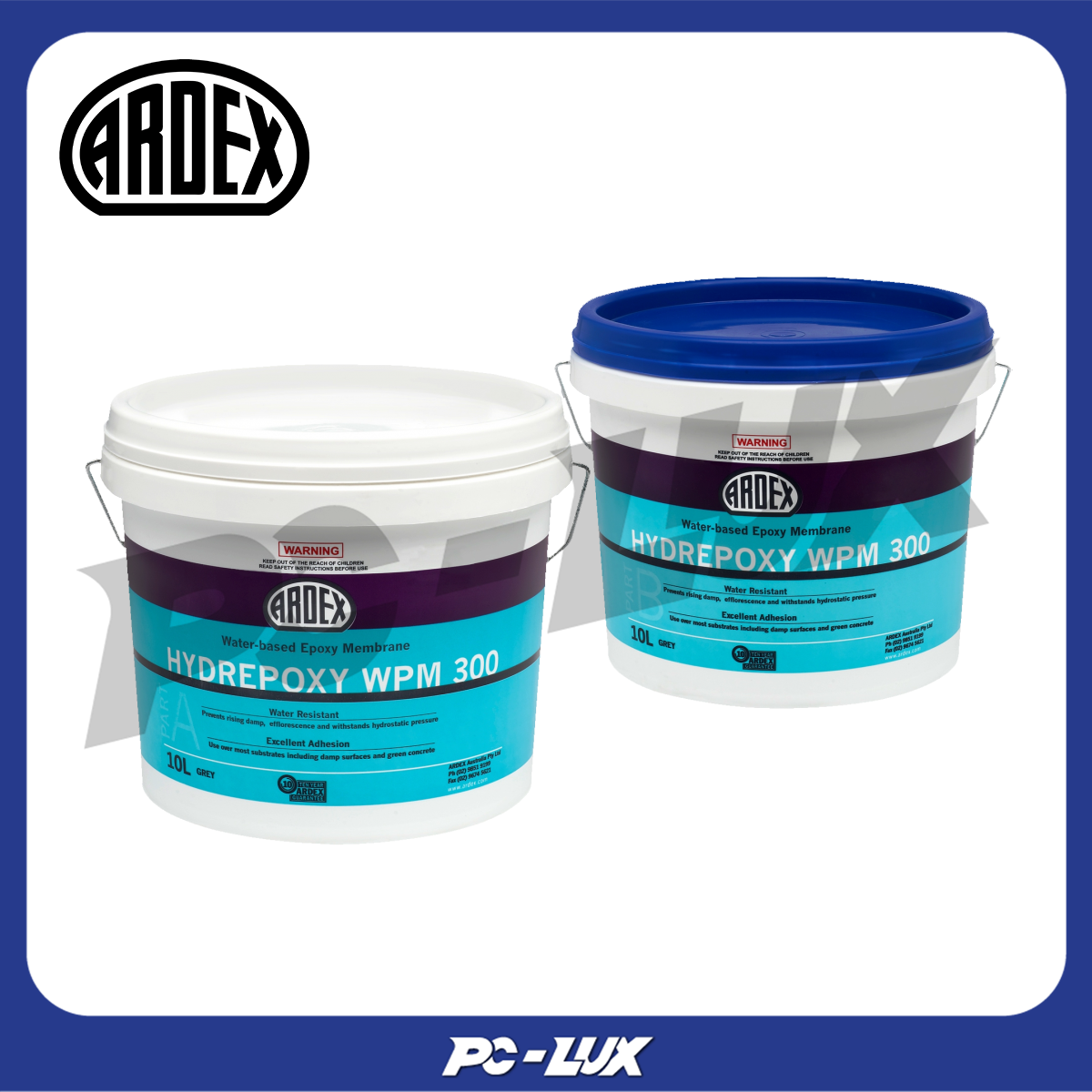 ARDEX WPM 300 น้ำยาอีพ็อกซี่สูตรนน้ำ สำหรับป้องกันความชื้นและไอน้ำ 20 ลิตร