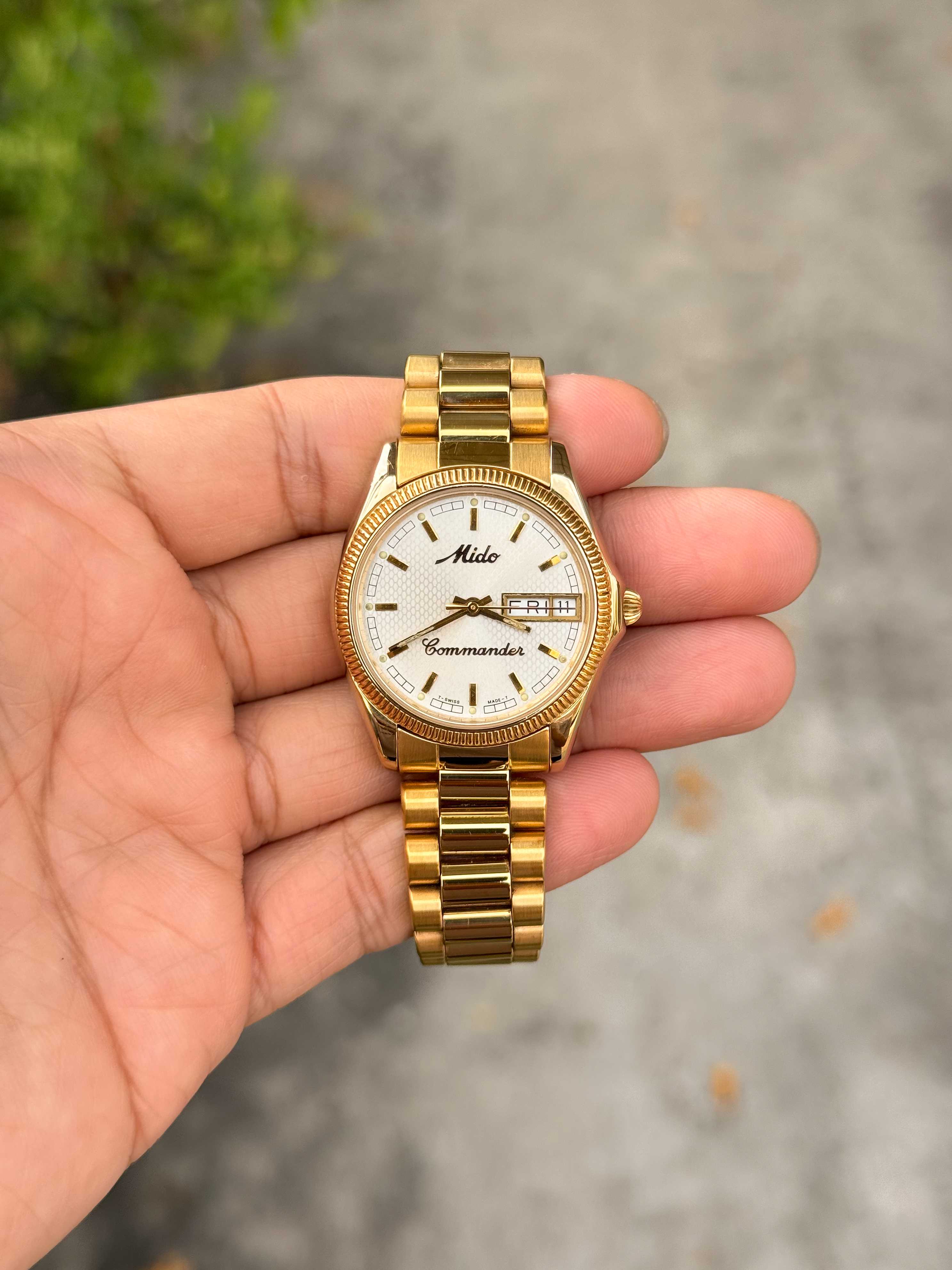 Mido Commander Ocean Star Automatic Day-Date Boy Size