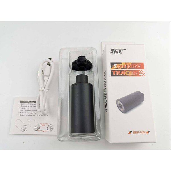 5KU SPITFIRE TRACER เทรเซอร์ พร้อมเอฟเฟ็กซ์พ่นไฟ สำหรับลูกเรืองแสงสีเขียว BBP-02N