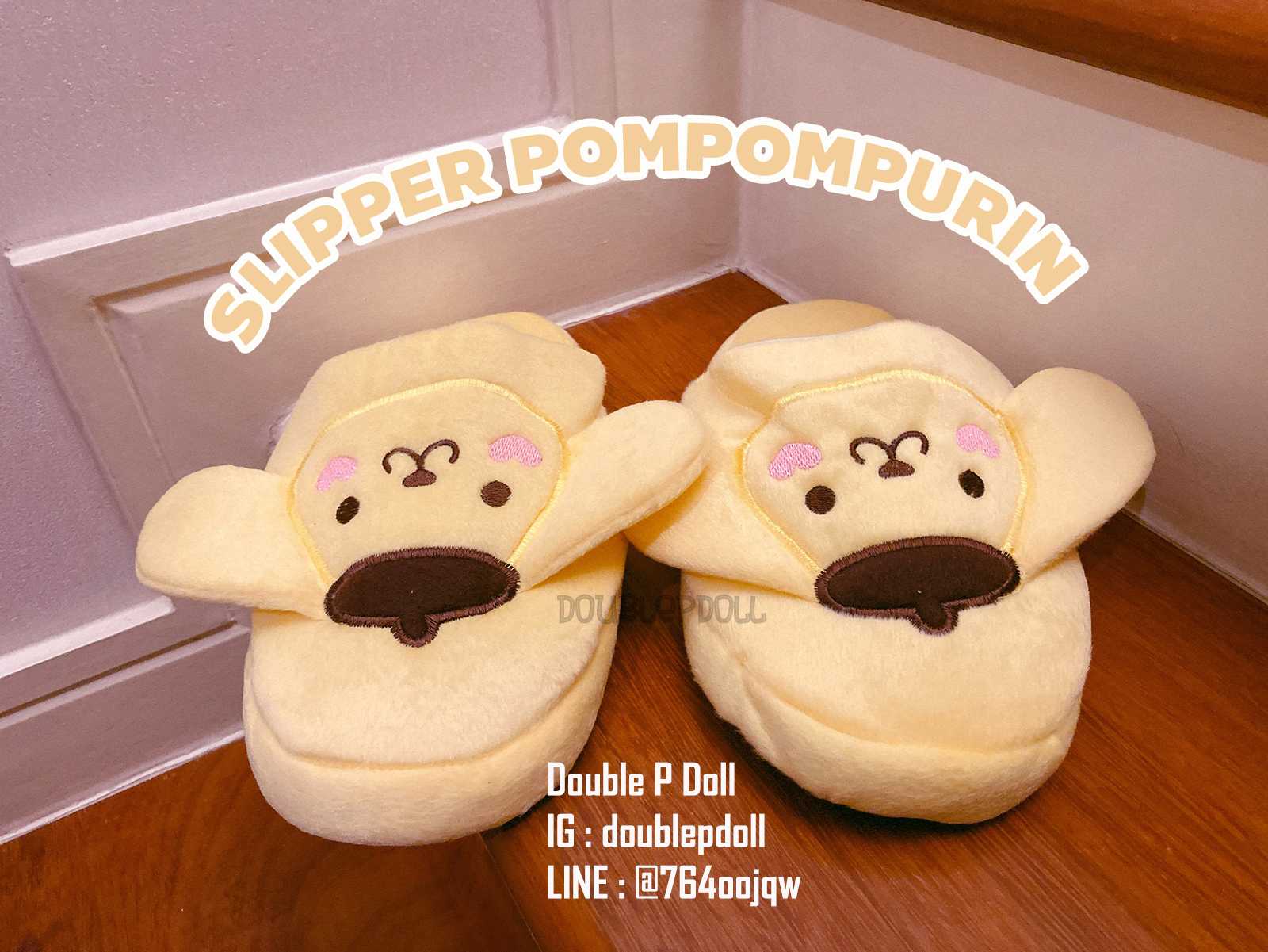 รองเท้า SLIPPER POMPOMPURIN ปอมปอมปูริน - doublepdoll