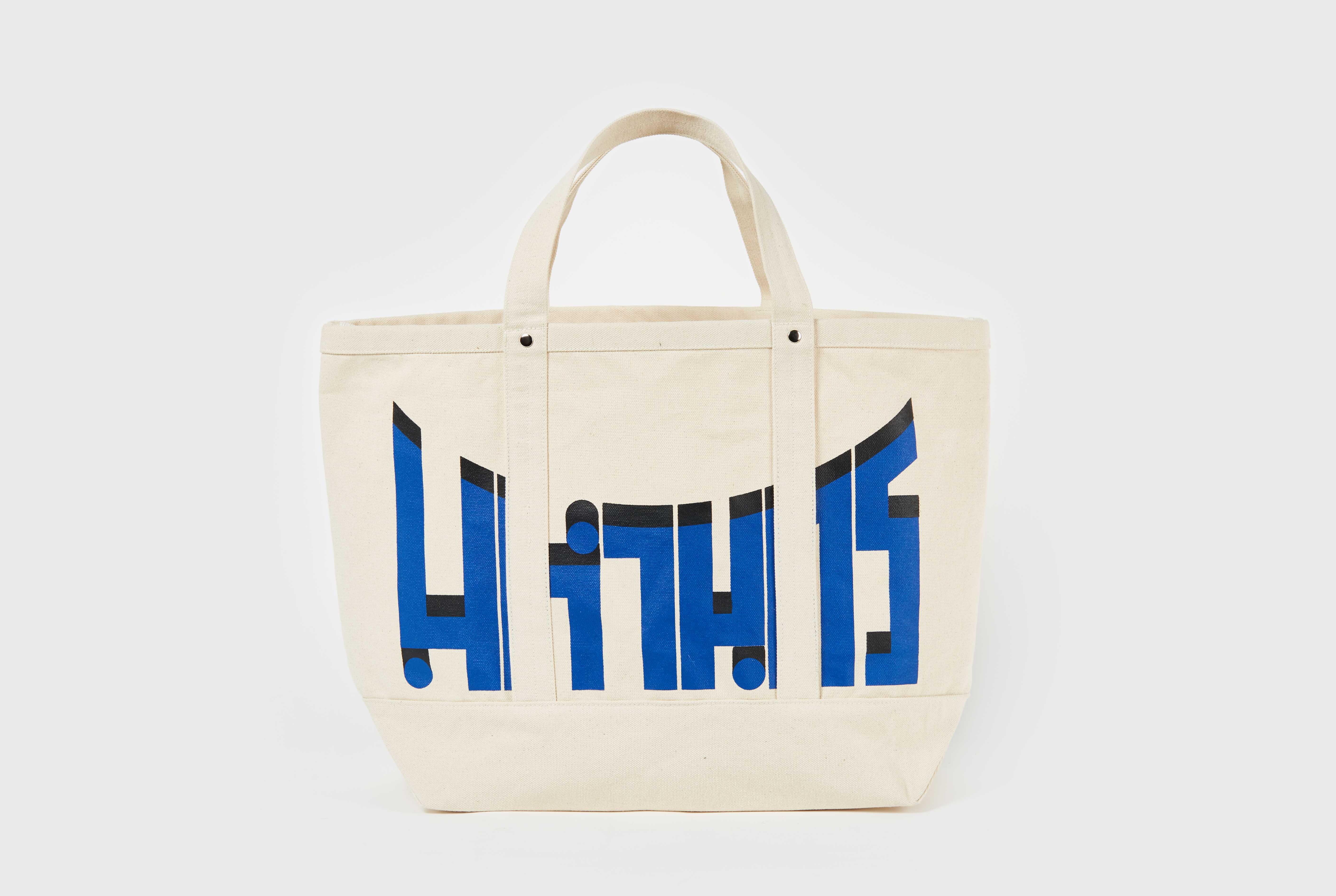 MAHANAKHON กระเป๋า Tote Bag  THE JOY LUCK CLUB BKK สีน้ำเงิน