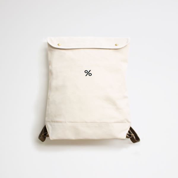 % Backpack L White