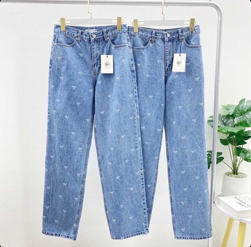 Ronron Ribbon Denim Jean
