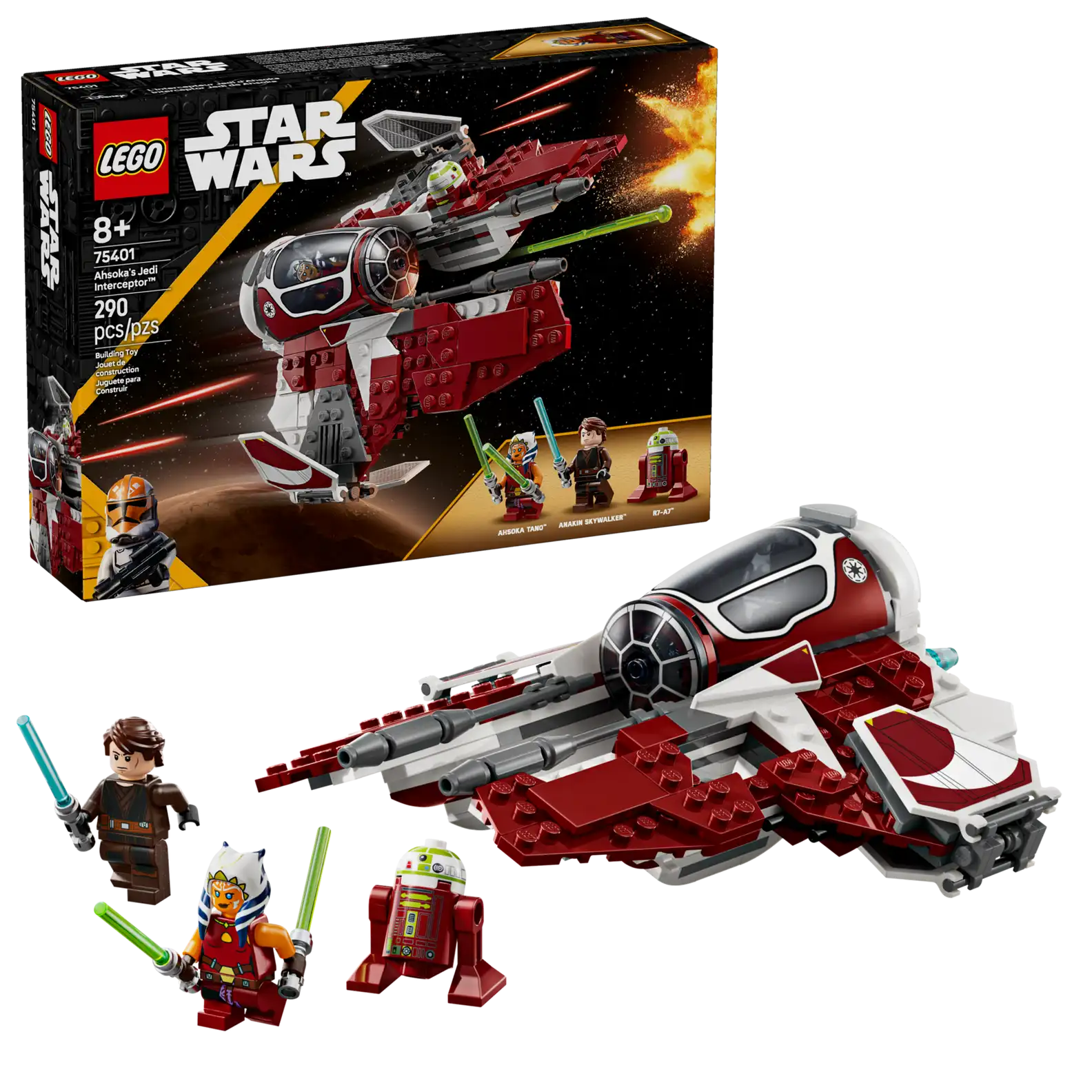 LEGO 75401 Ahsoka's Jedi Interceptor™(สินค้าซื้อแล้วไม่รับเปลี่ยนคืน)