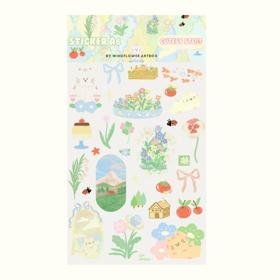 Sticker A6 Cutesy Stuff