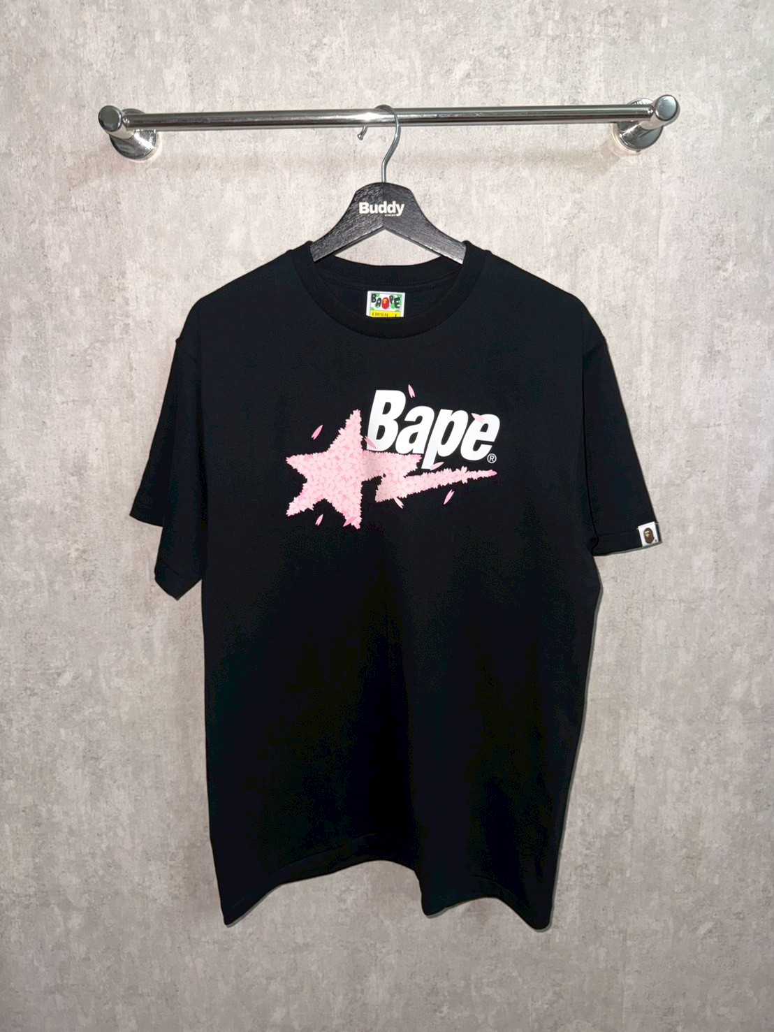 BAPE SAKURA STA TEE Black