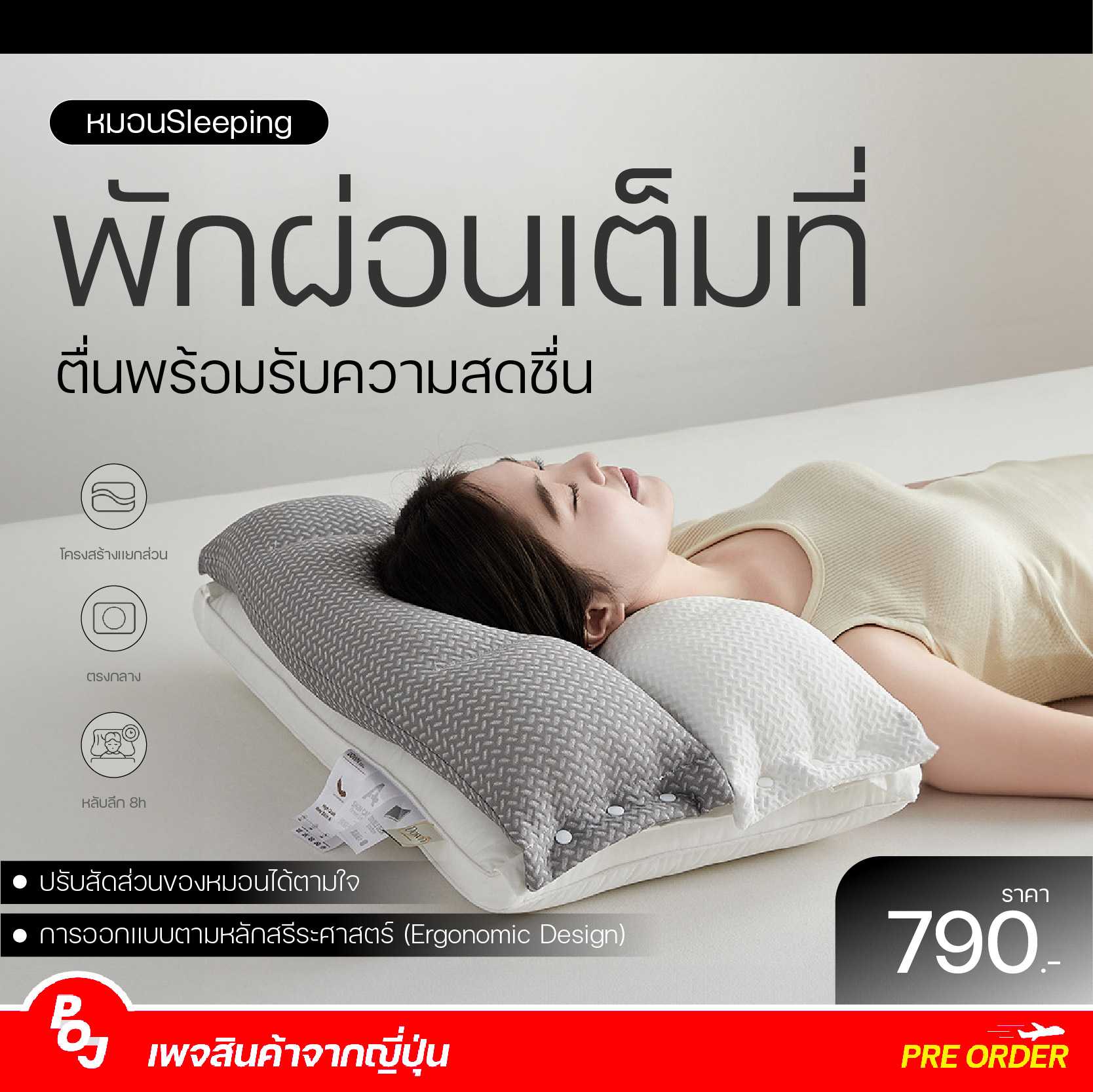 [พรีออเดอร์] หมอน Sleeping