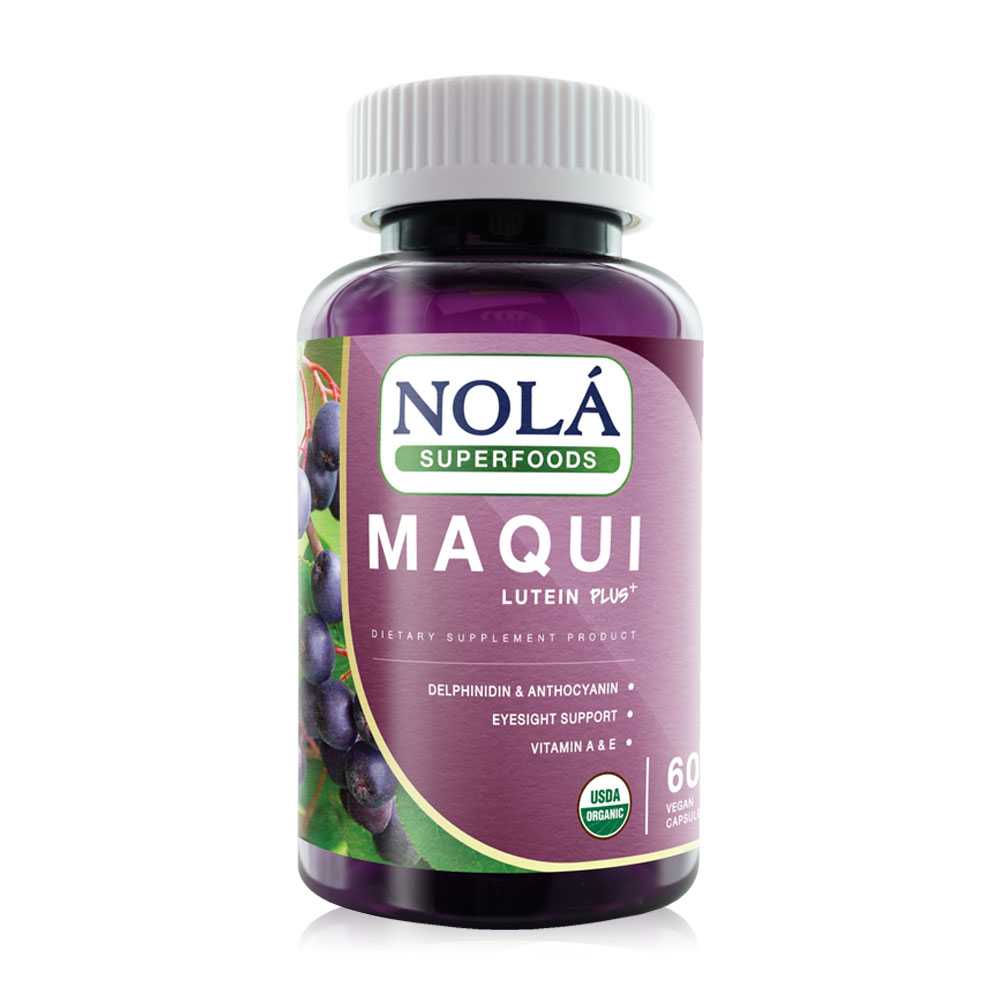 NOLA Maqui Lutein plus 60 Capsules