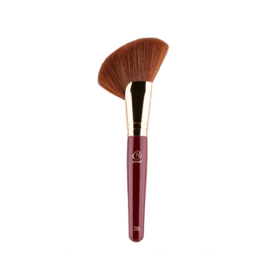 ฉัตรแปรงคอนทัวร์ทรงพัด ► Official Account CHAT Powder Blending Brush