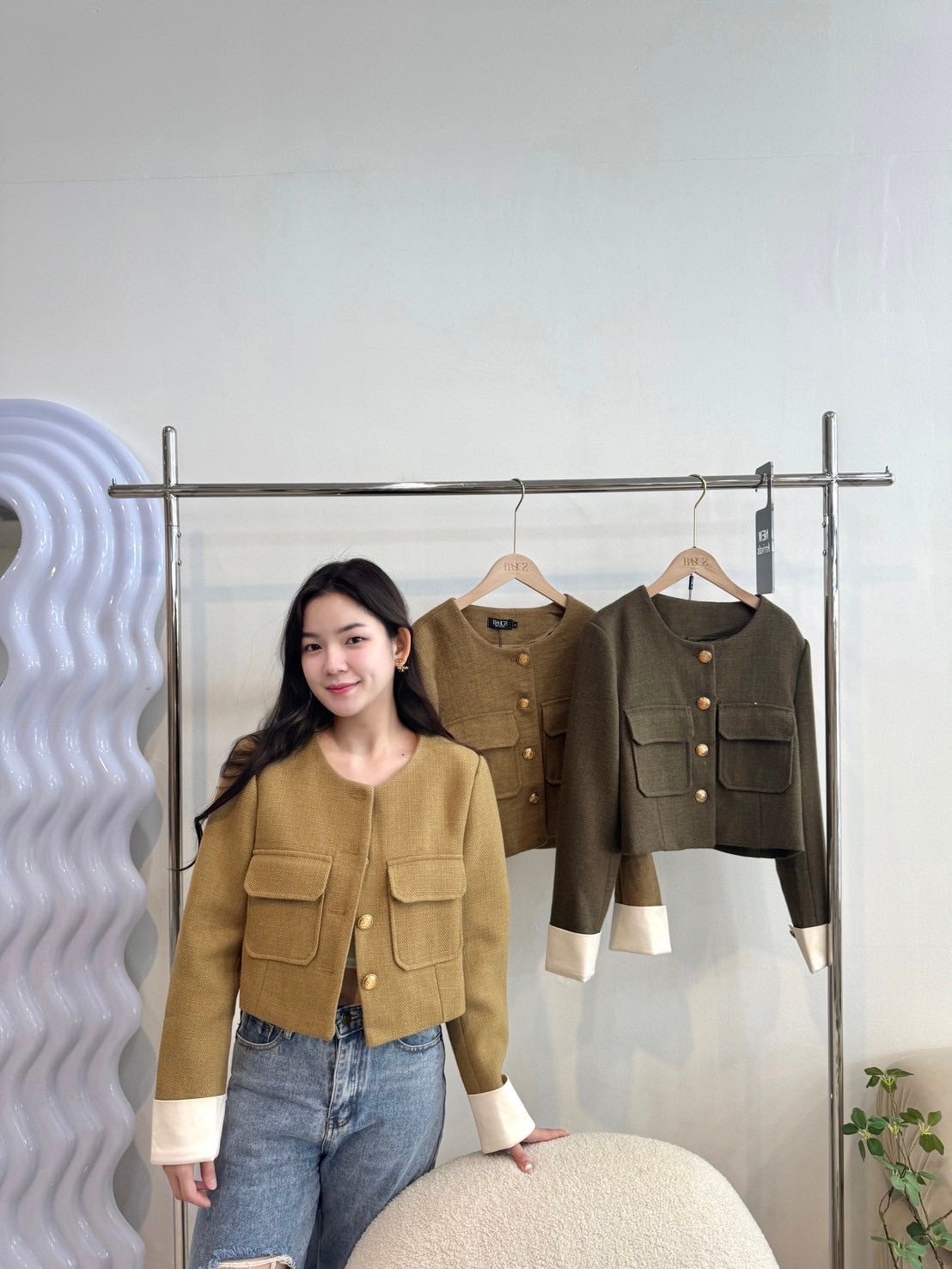 M126 : Princess Tweed Coat