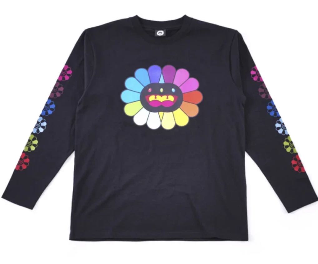 Murakami MONONOKE Kyoto  Mononoke  Longsleeve T-Shirt Black size L