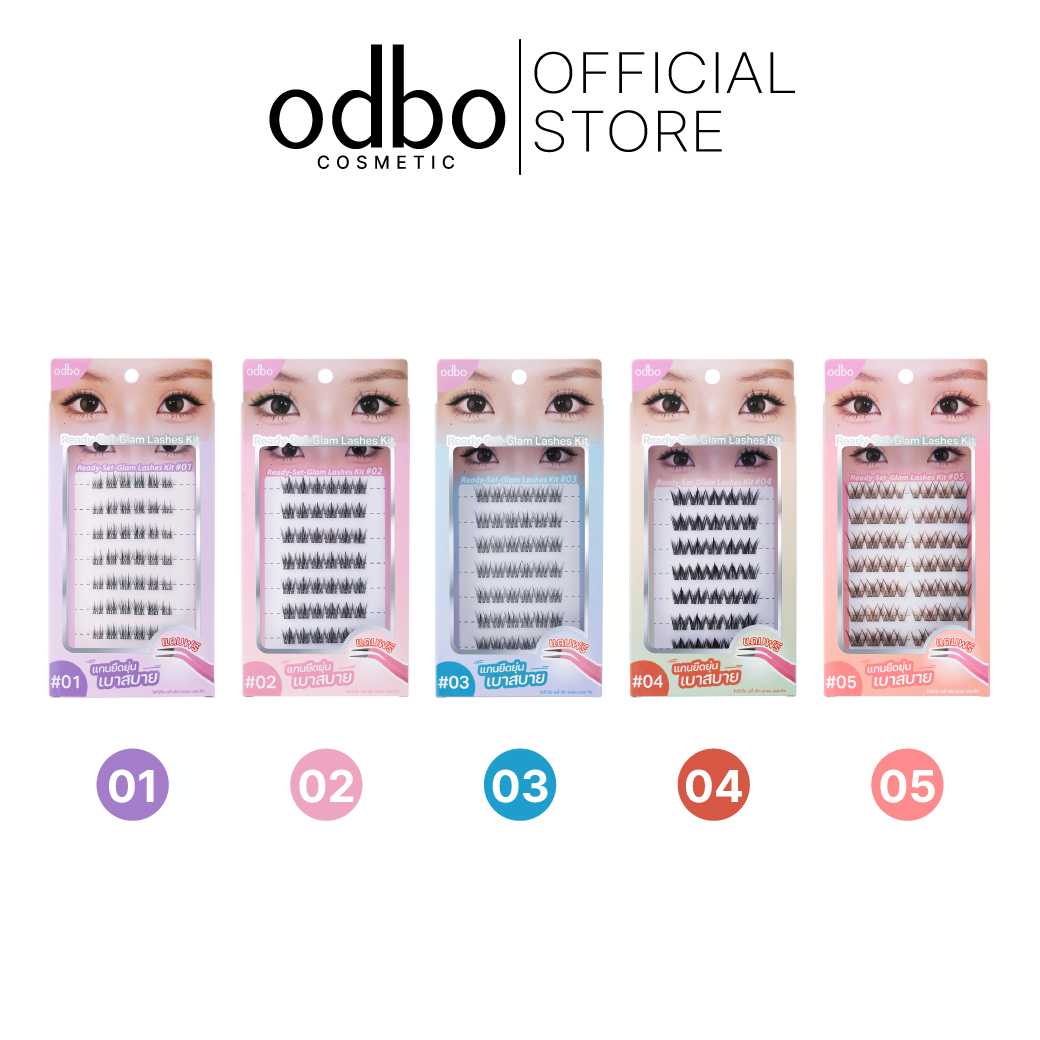 ODBO READY SET GLAM LASHES KIT - OD8081