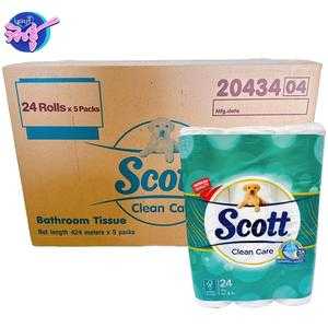 กระดาษชำระ Scott Clean Care 24 (ม้วน) ลัง