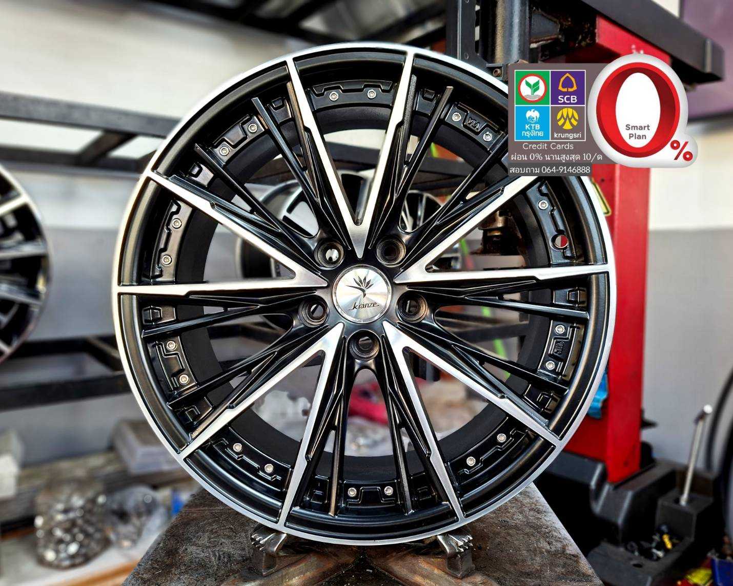 ขายล้อเปล่า แฟชั่น ขอบ 18 ใส่ได้ทุกรุ่นที่เป็น 5 รู 114 หน้าหลังกว้าง 8 J ET 25.     2418269  