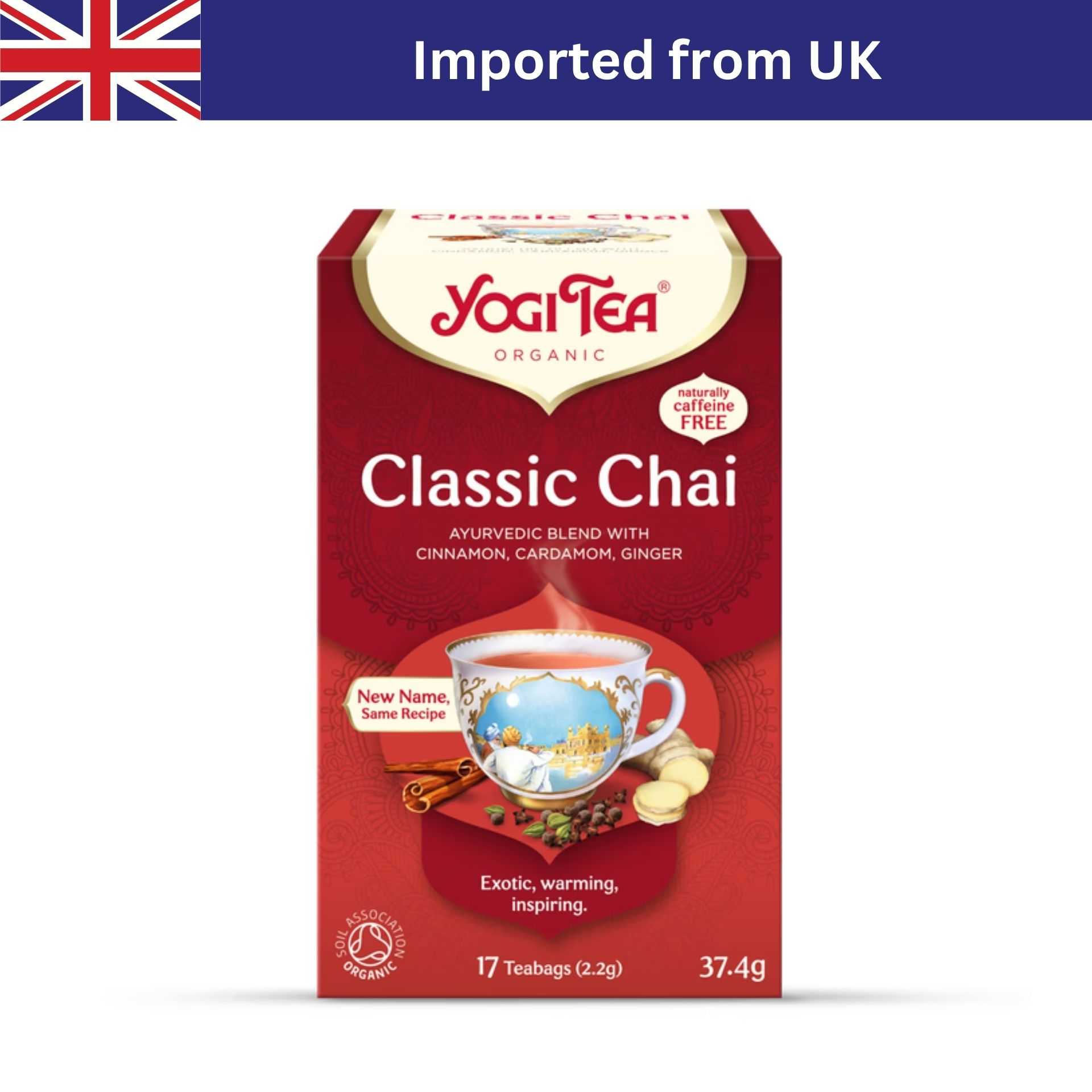 Yogi Tea Organic Classic Chai (17 Bags/ 37g)  ชาซอง ชาออร์แกนิก