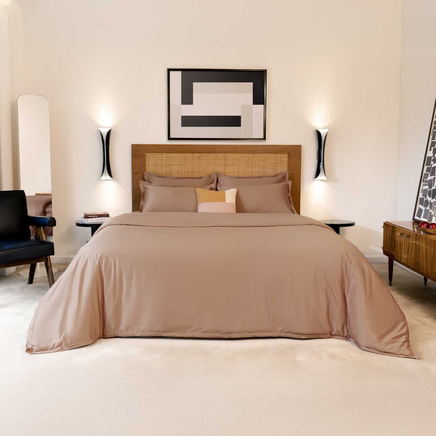 ชุดผ้าปูที่นอนรัดมุม ขนาด 6 ฟุต Ordinary Collection 800Series