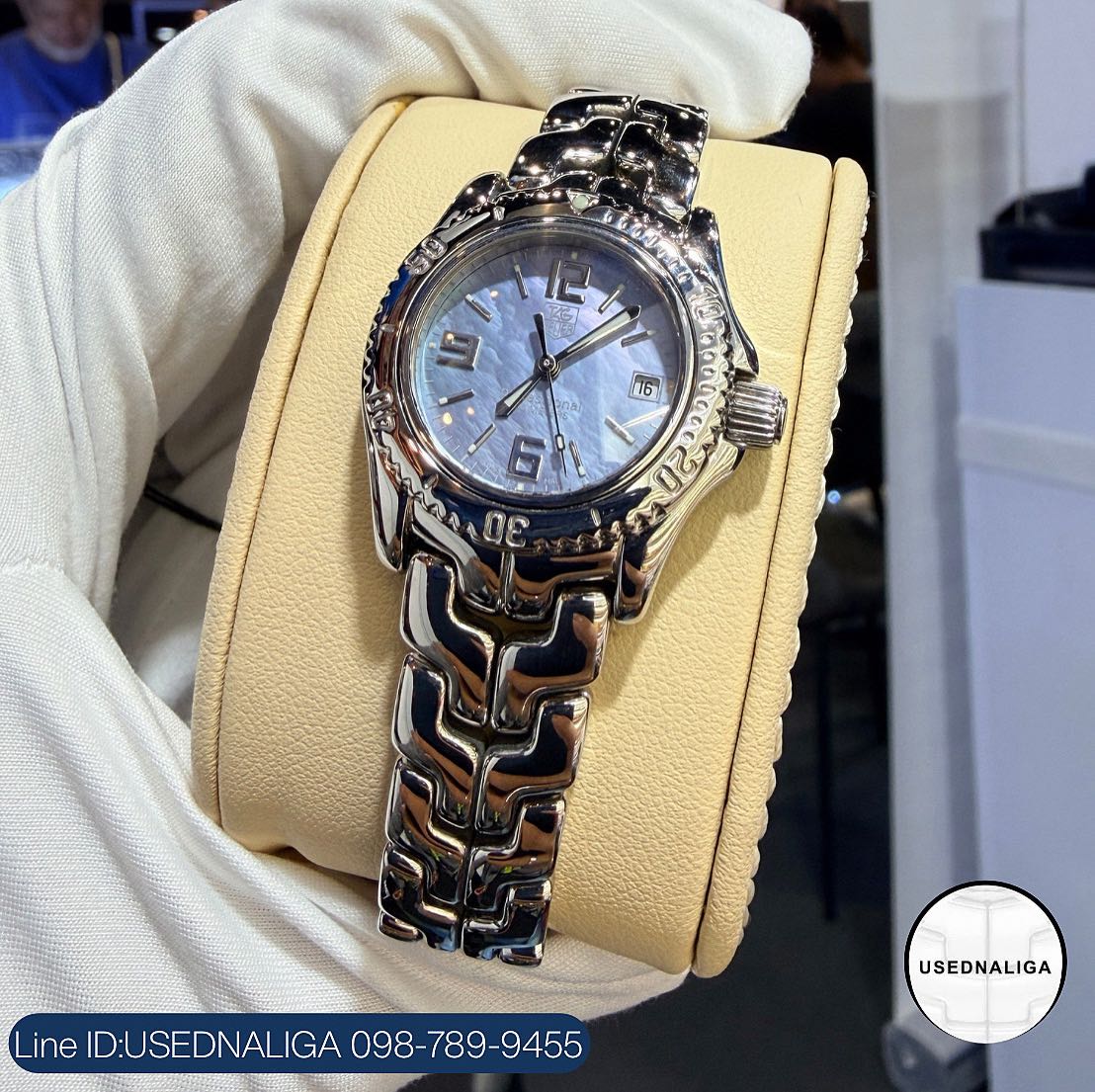 TAG HEUER Link Blue MOP Lady25mm