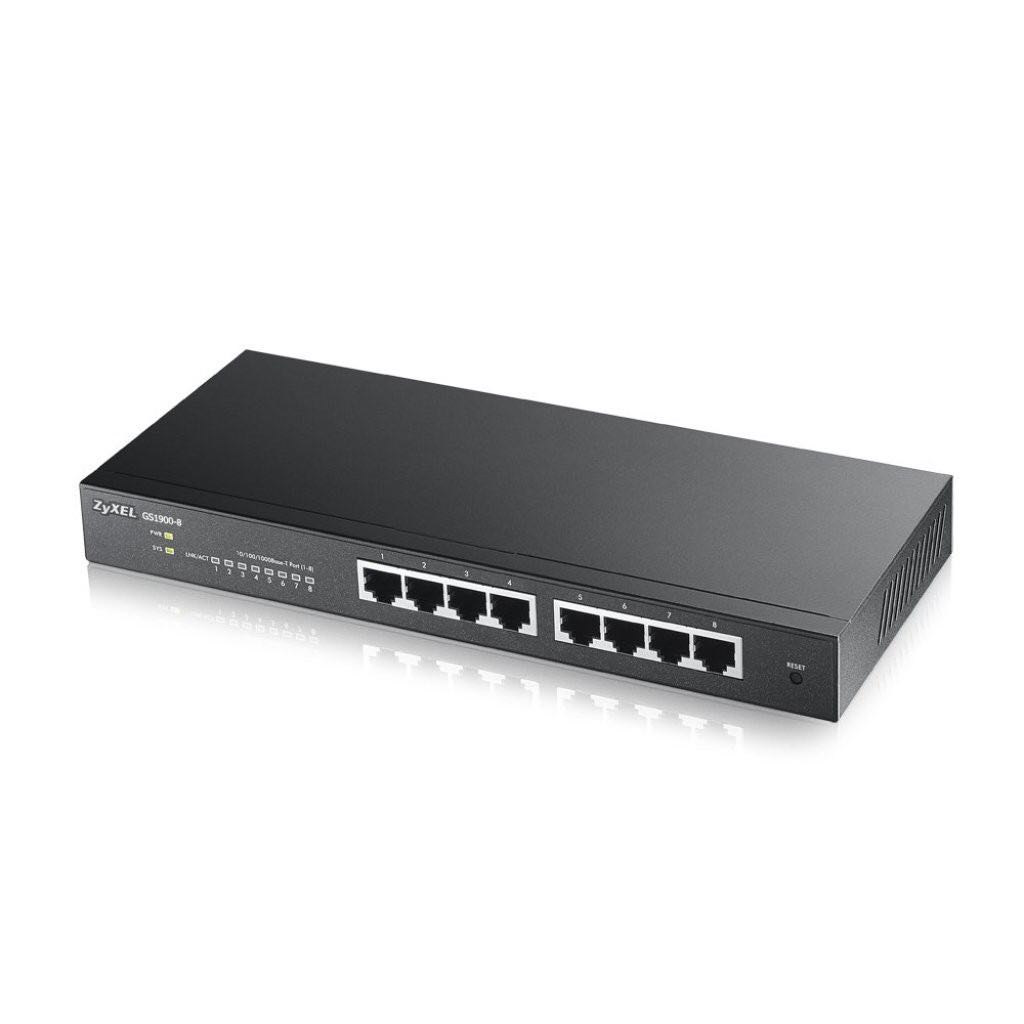 GigaBit Switching Hub ZyXEL (GS1900-8)