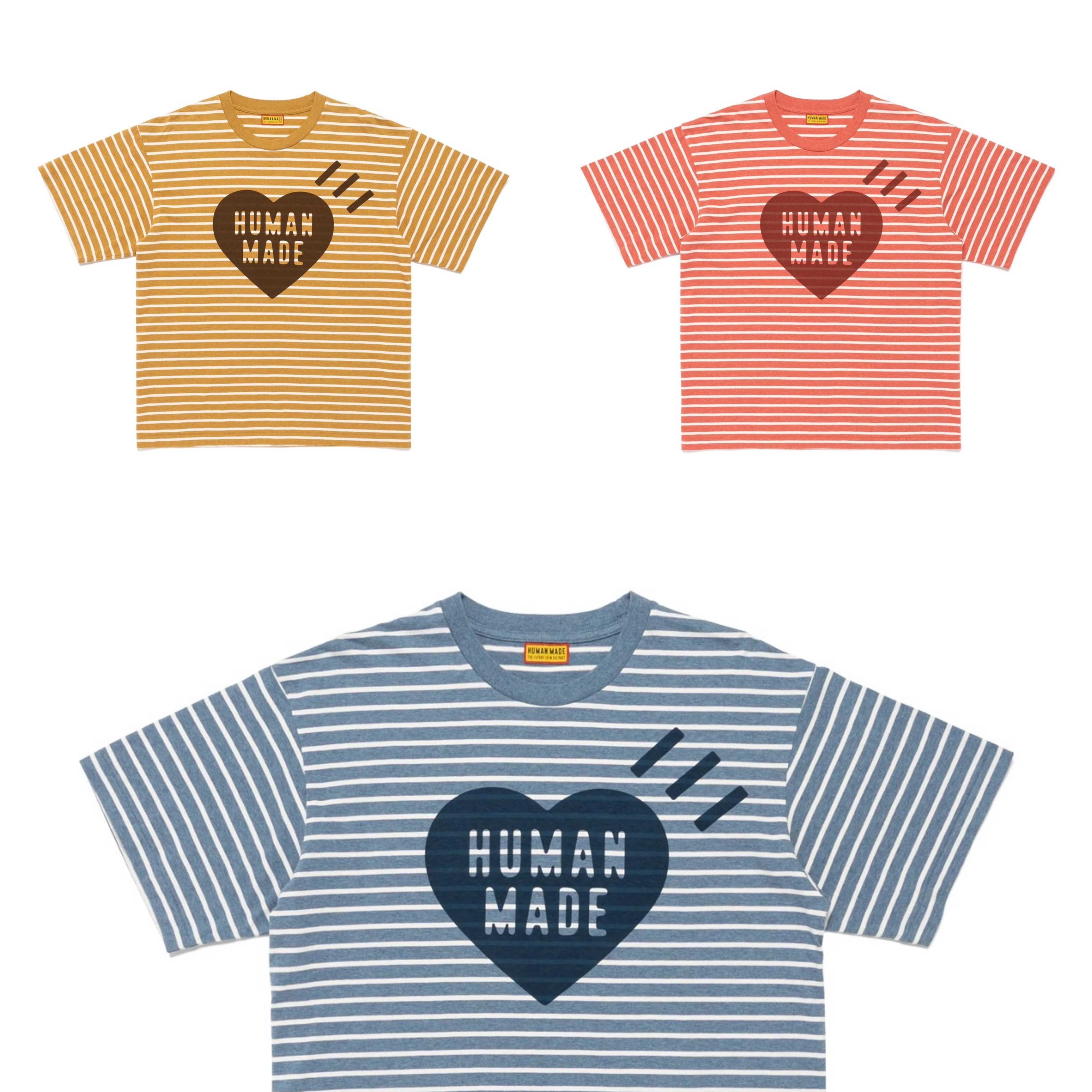 Humanmade HEART STRIPED T-SHIRT