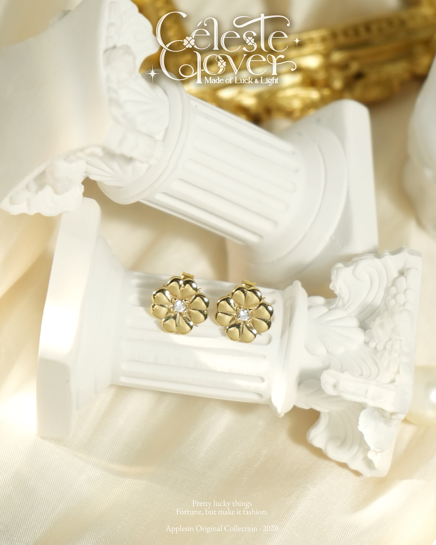 Evermore Clover Studs