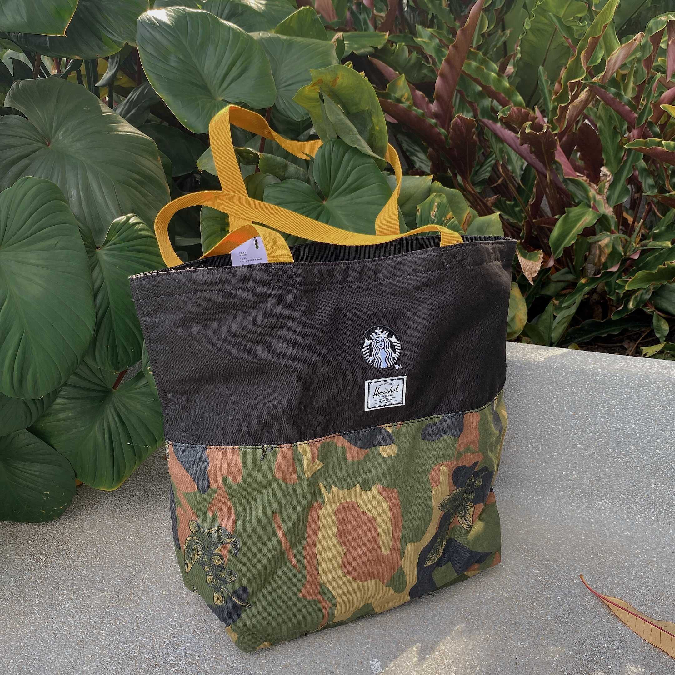 China Starbucks + Herschel tote bag