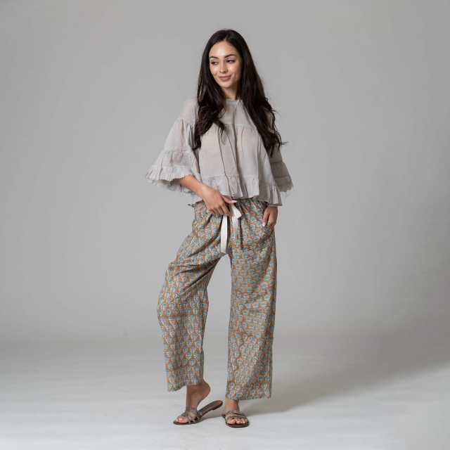 Beatrice Top (Gray, Free Size)