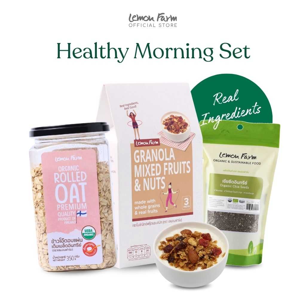 Healthy Morning Set รวมวัตถุดิบมื้อเช้าเฮลตี้