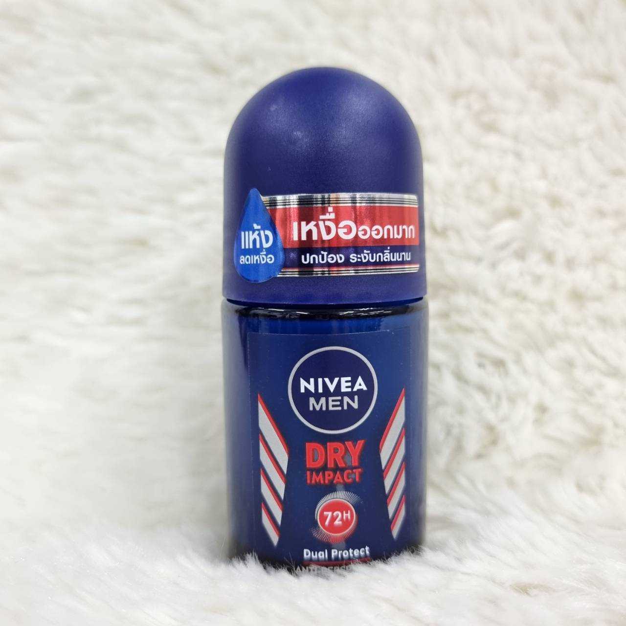 โรลออน ผู้ชาย nivea men dry impact