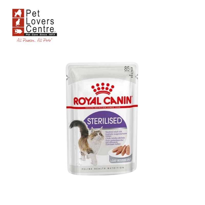 ROYAL CANIN STERILIZED อาหารแมวสูตรควบคุมน้ำหนัก ชนิดเปียก 85g x 12 ซอง