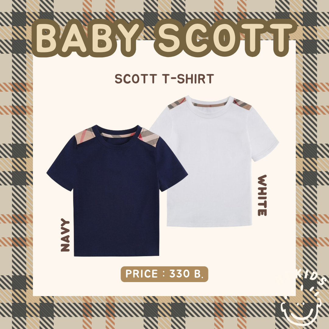 Scott T-Shirt (Navy/White)