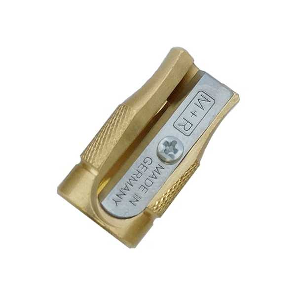 M+R Brass Castor  Sharpener กบเหลาดินสอ M+R วัสดุทองเหลือง